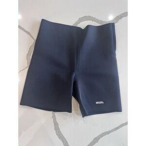Weider Shorts Mens Large Black Neoprene‎ Sauna Sweat Compression Gym Workout
